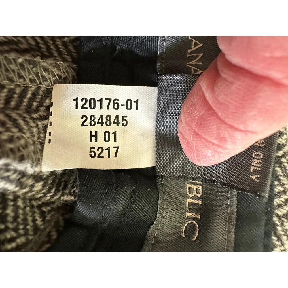 Banana‎ Republic Men's Herringbone Wool Blend Cargo Pants Size 32x32 Brown - Picture 14 of 14